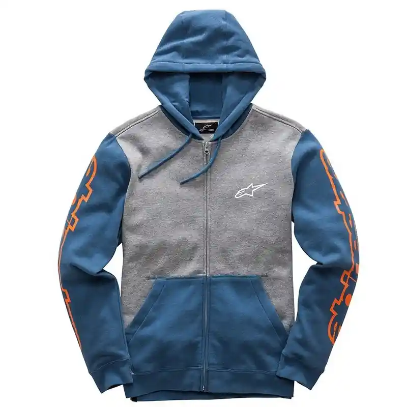 Snelle Levering Mikina Alpinestars Machine Fleece šedo-modrá výprodej