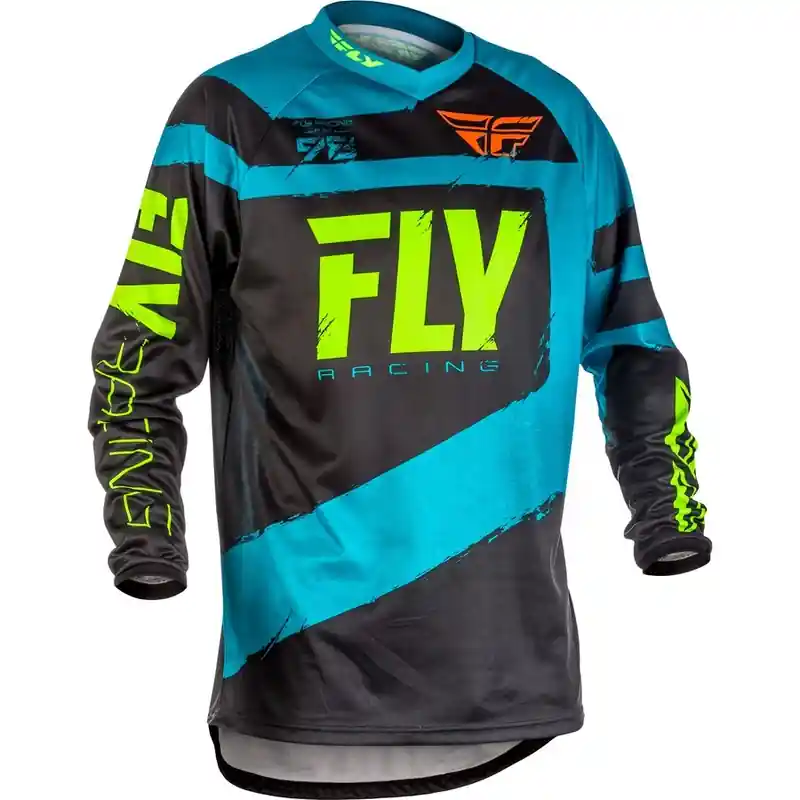 Aanbieding Motokrosový dres FLY Racing F-16 2018 - USA modro-černý