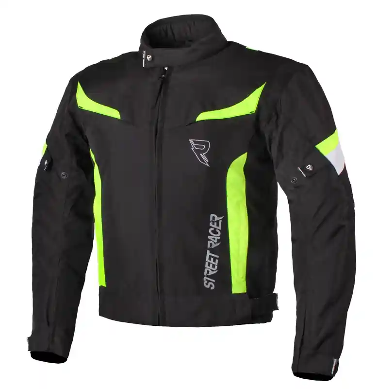 Shop Nu Bunda na motorku Street Racer Cyklon černo-fluo žlutá - II. jakost