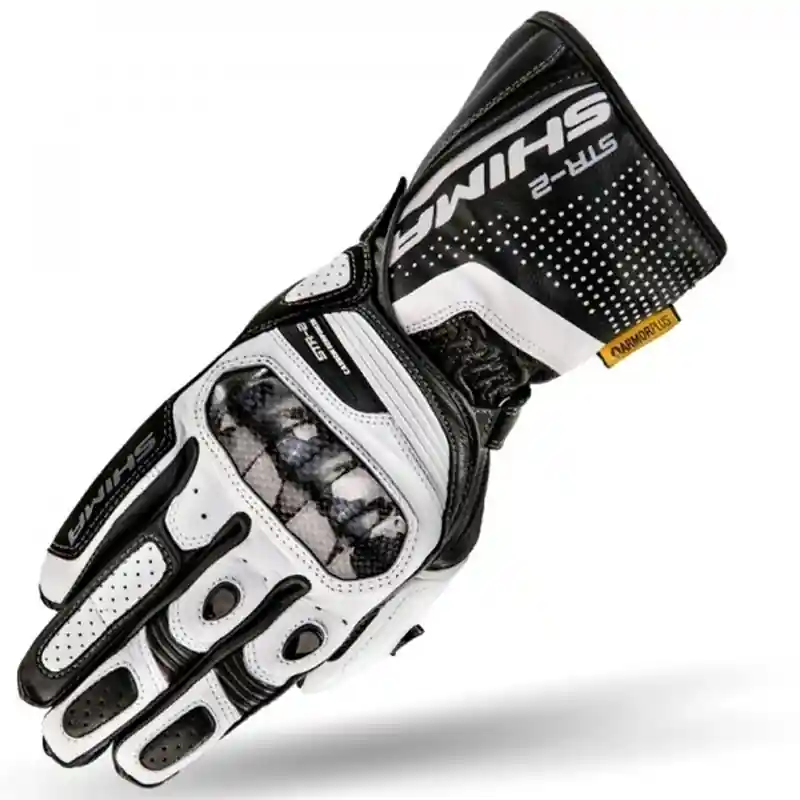 Shima STR-2 handschoenen wit-zwart S Gecertificeerd