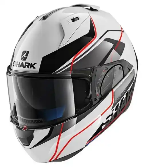 Alleen Vandaag Překlápěcí přilba SHARK EVO-ONE 2 Krono bílo-černo-červená