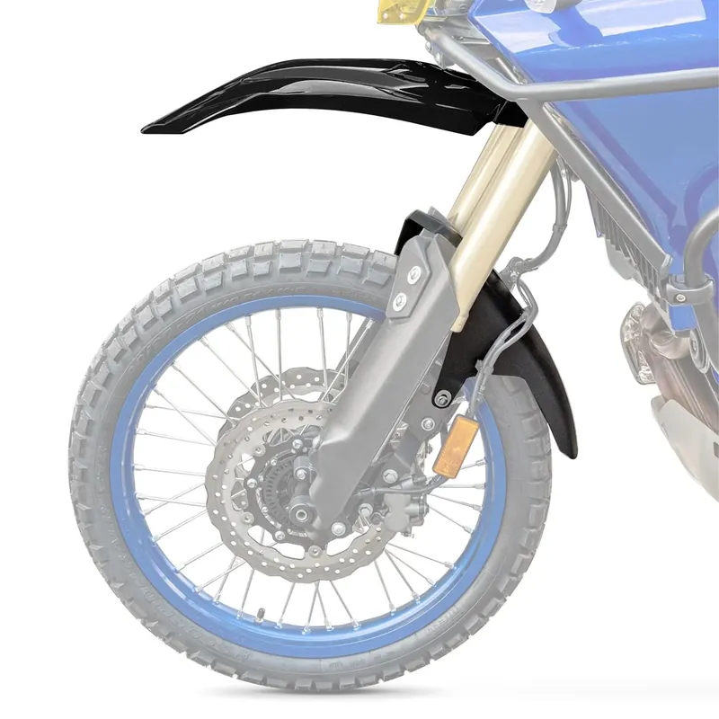 Snelle Levering Rallye spatbordset passend op Yamaha Tenere 700 / World Raid 19-26 Motoguard GF1 voorwielafdekking zwart