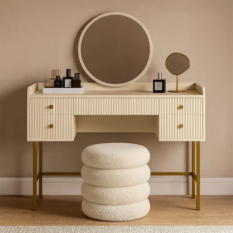 Hoge Kwaliteit Make up tafel Divit ST16 kaptafel met lades en spiegel DPL1