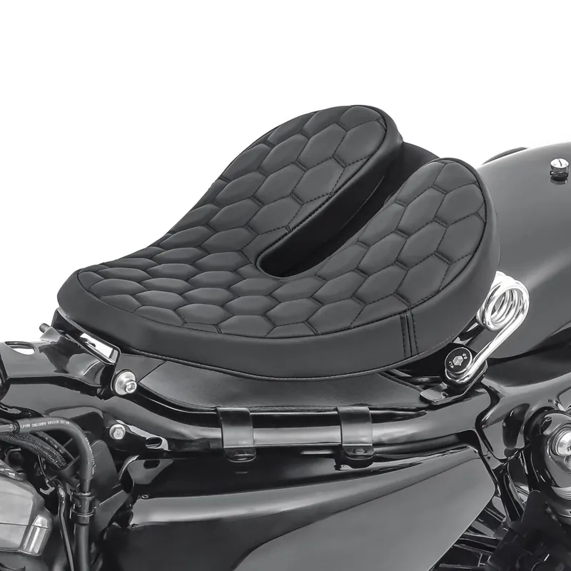 Solo zadel passend voor Harley Davidson Sportster Forty-Eight 48 10-20 veerzadel Craftride SK3 zwart Seizoensaanbieding