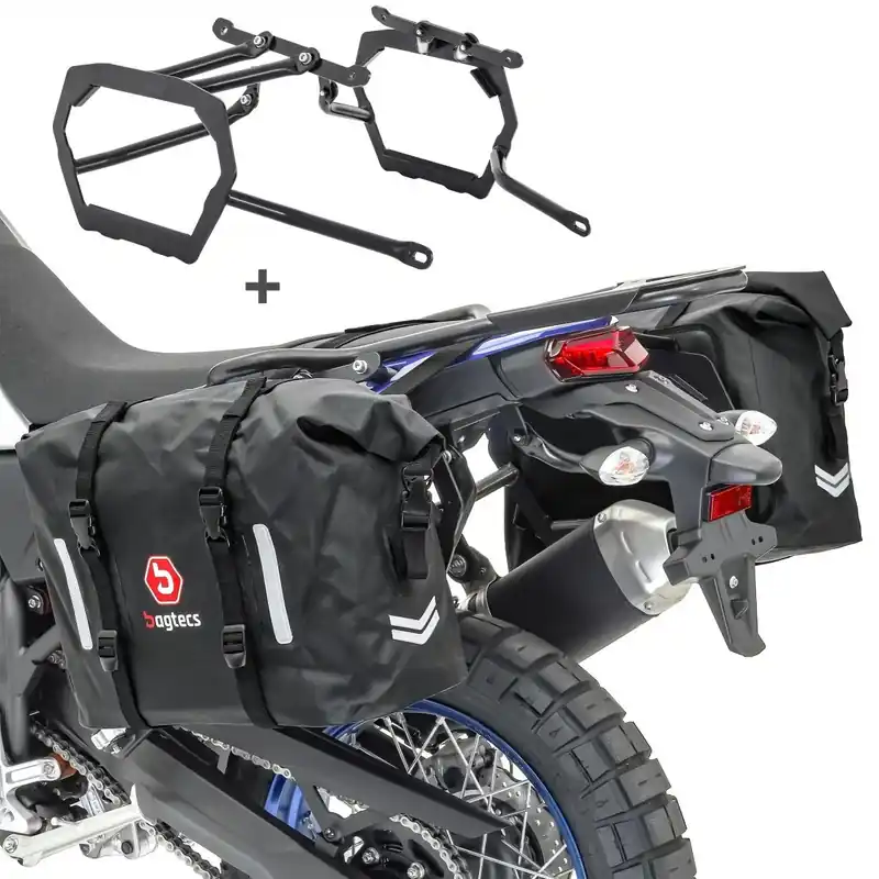 Superprijs Zadeltassen Set WP8 compatibel met Yamaha Tenere 700 / Rally 19-26 met Kofferrek Bagtecs
