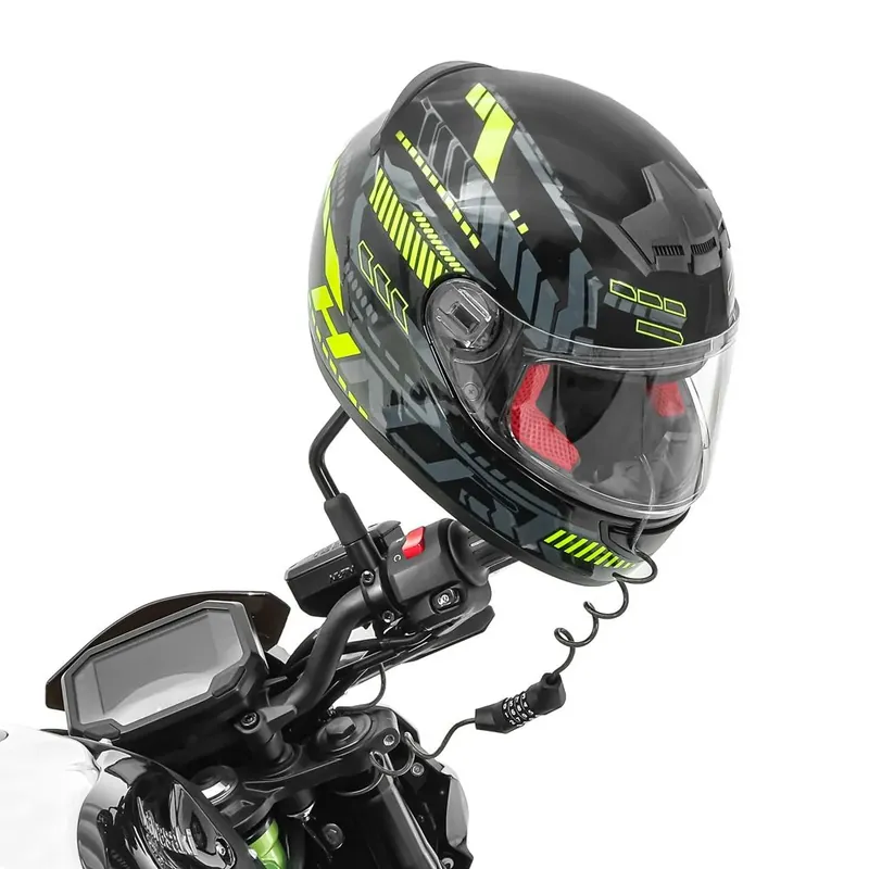 Koop Online Helmslot motorfiets / combinatieslot HS1 Tourtecs zwart