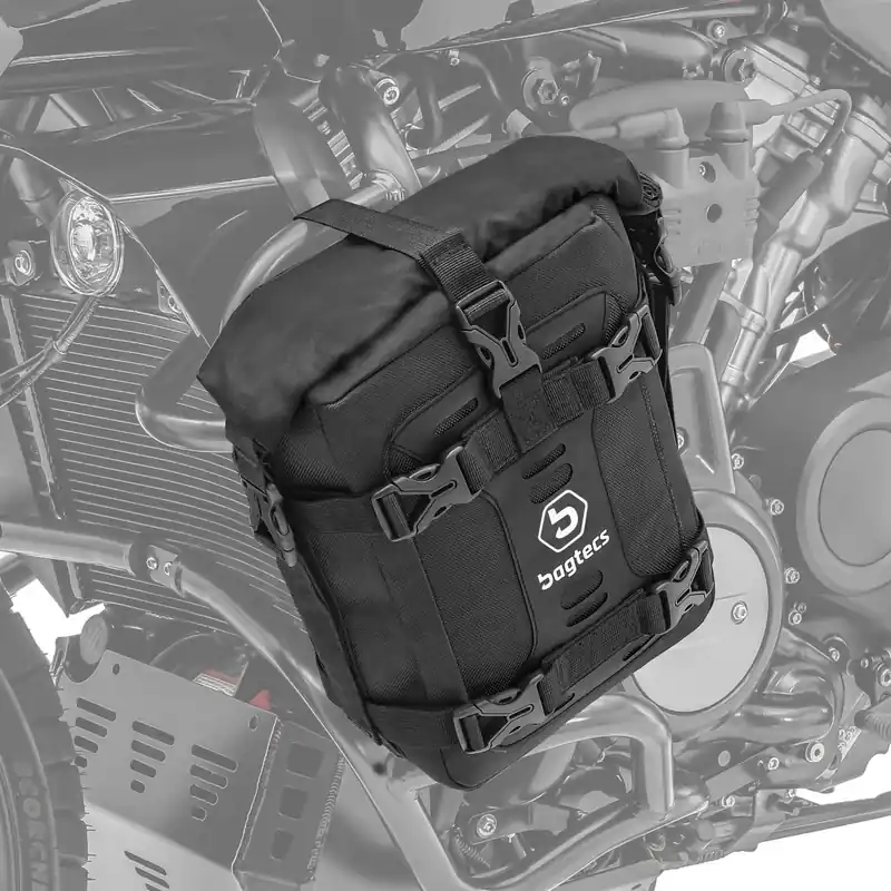 Valbeugel crash bar tas Bagtecs S3B voor motorfiets bescherming bar waterdicht 6L Must-Have