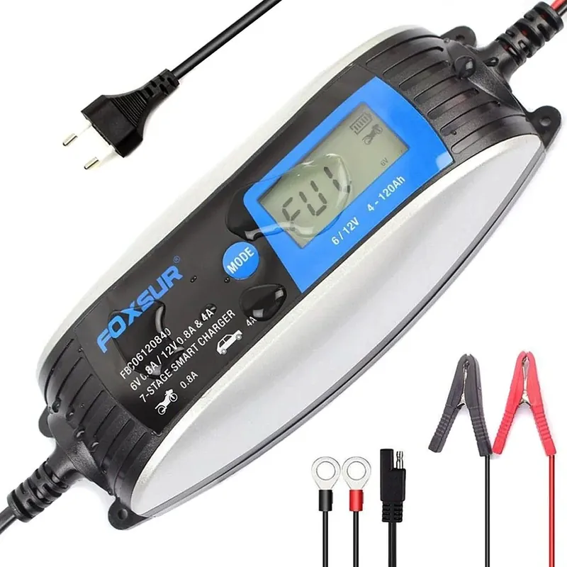 Acculader motorfiets / acculader motorfiets ST3 6V 12V 4A Koop Vandaag