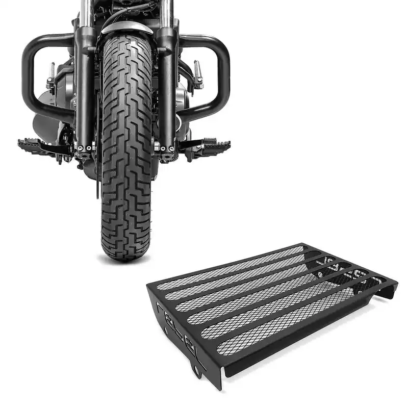 Set: Valbeugels compatibel met Honda Rebel 500 CMX 17-26 Craftride Motor bescherming + Radiator protector compatibel met Honda Rebel 500 CMX 17-26 Zaddox KG1 Lage Kosten
