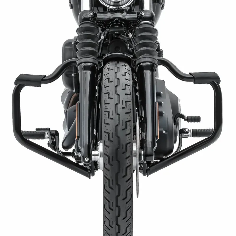 Snelle Levering Valbeugel Mustache passend voor Harley Davidson Heritage Softail Classic 114 18-26 zwart 32mm Craftride