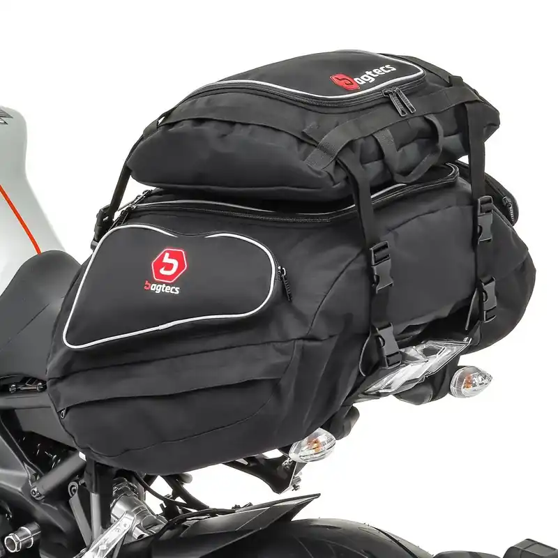 Achtertas Set compatibel met BMW S 1000 R / RR / XR Bagtecs X50 en X52 Premium