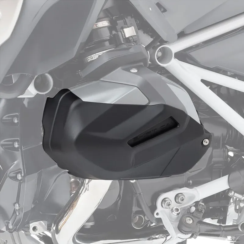 Gereduceerde Prijs Cylinder Beschermer compatibel met BMW R 1250 GS / Adventure 19-23 kleppendeksel bescherming Motoguard CP30 zwart