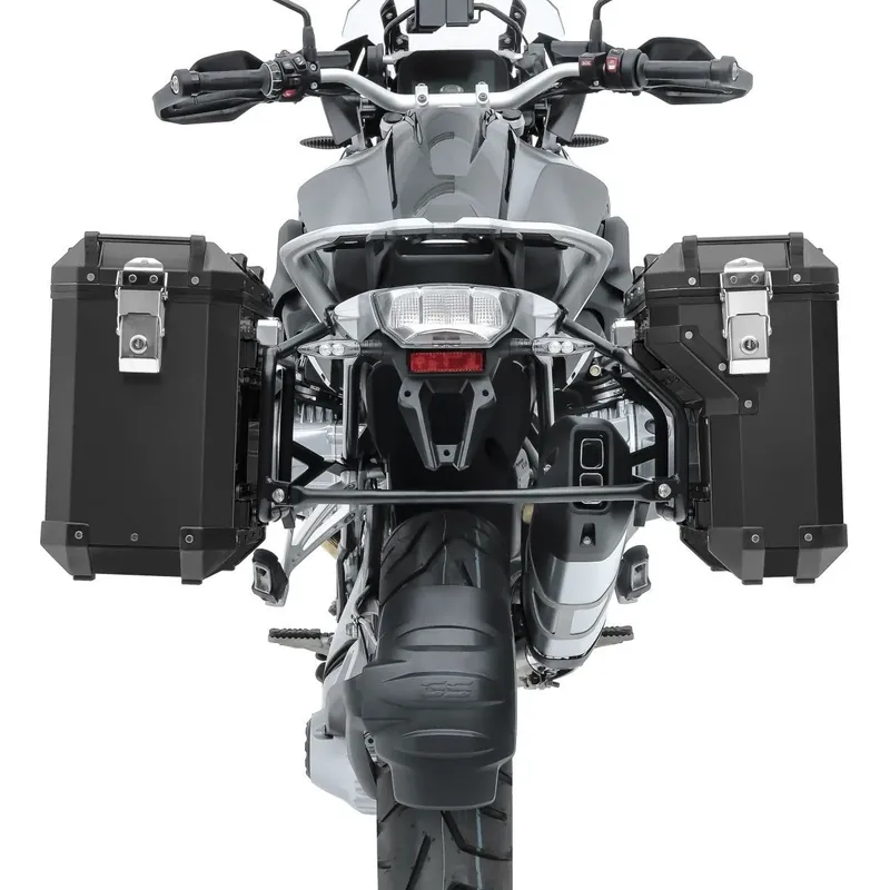 Zijkoffers aluminium + kofferrek passend voor Suzuki V-Strom 1050 / DE / XT 20-26 Bagtecs ADSX70 zwart Laatste Kans