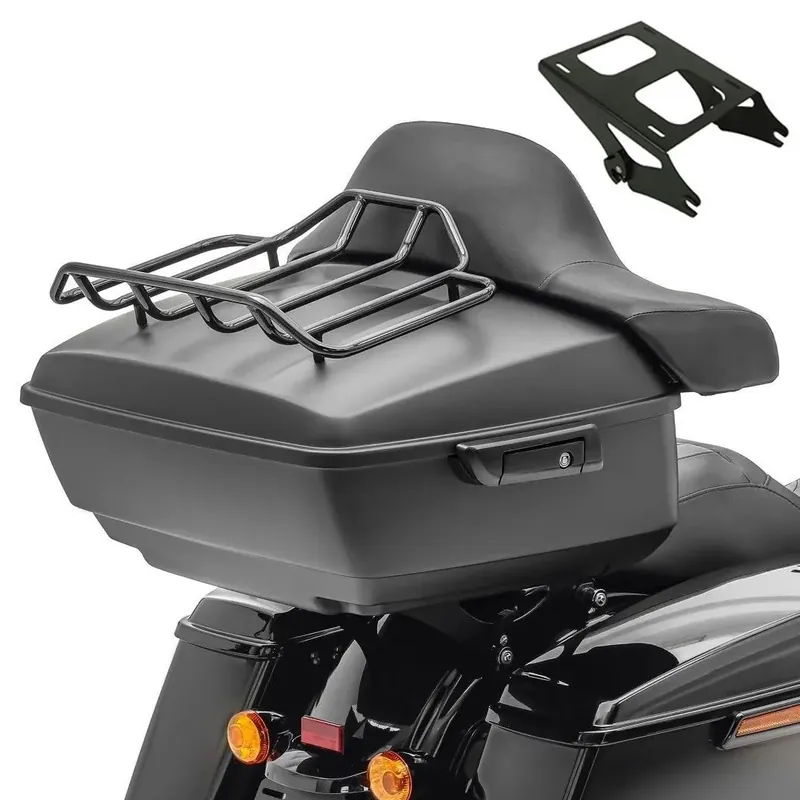 Favoriet Set Topkoffer King voor Harley Davidson Sport Glide 18-25 met Topcase Drager en Docking-Kit Craftride KP29