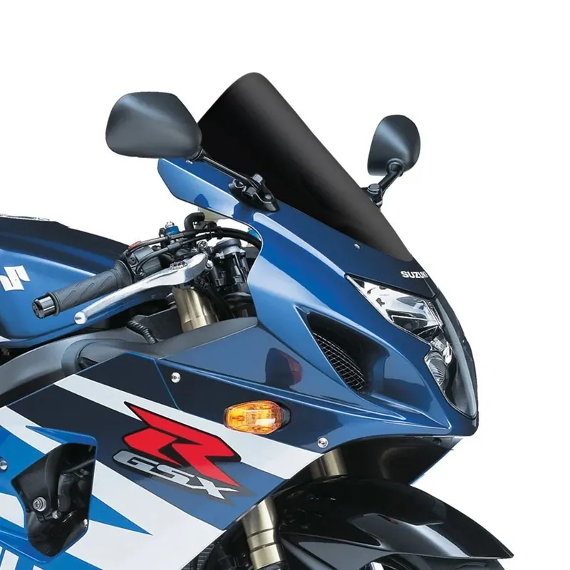Racing Screen RC53 geschikt voor Suzuki GSX-R 600/750 04-05 Dubbelwandig scherm Airoad zwart 10047S Merkproduct