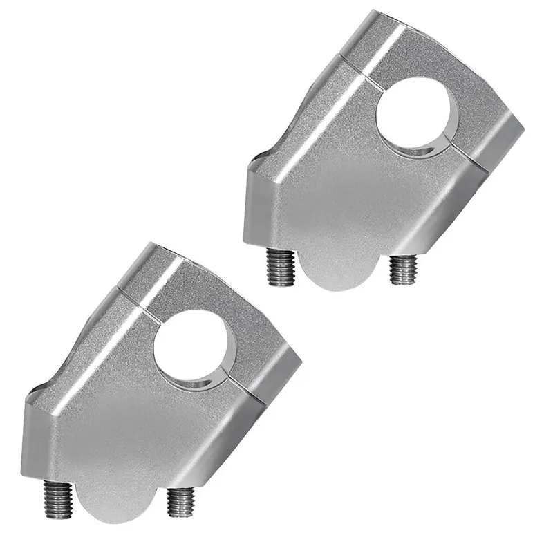Motorstuur Motorstuur 40mm Tourtecs aluminium stuurverhogers voor Ø 28mm 1 1/8" zilver Koop Vandaag