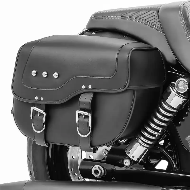 Tijdelijk Beschikbaar Zadeltassen compatibel met Triumph Bonneville T120 / T100 zijtassen Craftride VH4 zwart