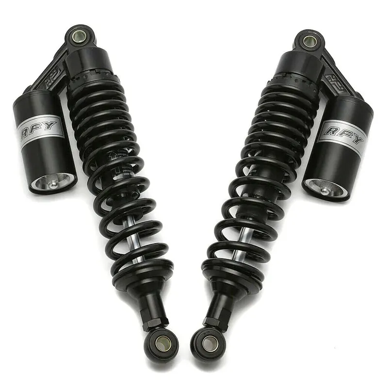 Populair Schokbrekers achter 340mm compatibel met Suzuki Intruder VS 1400 / 800 Zaddox RS2 zwart