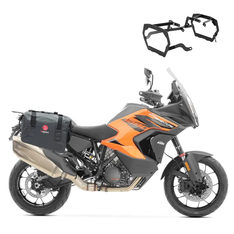 Shop Nu Zadeltassen + Kofferrek voor KTM 1050 / 1090 / 1190 Adventure 15-19 Koffers Bagtecs WD1-S