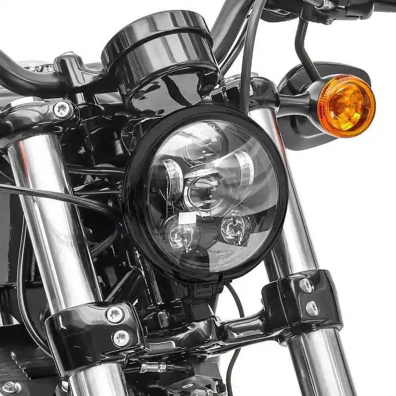 Beste Prijs Koplamp LED 5,75 Inch passend voor Harley Davidson Sportster Forty-Eight 48 10-20 zwart van Craftride
