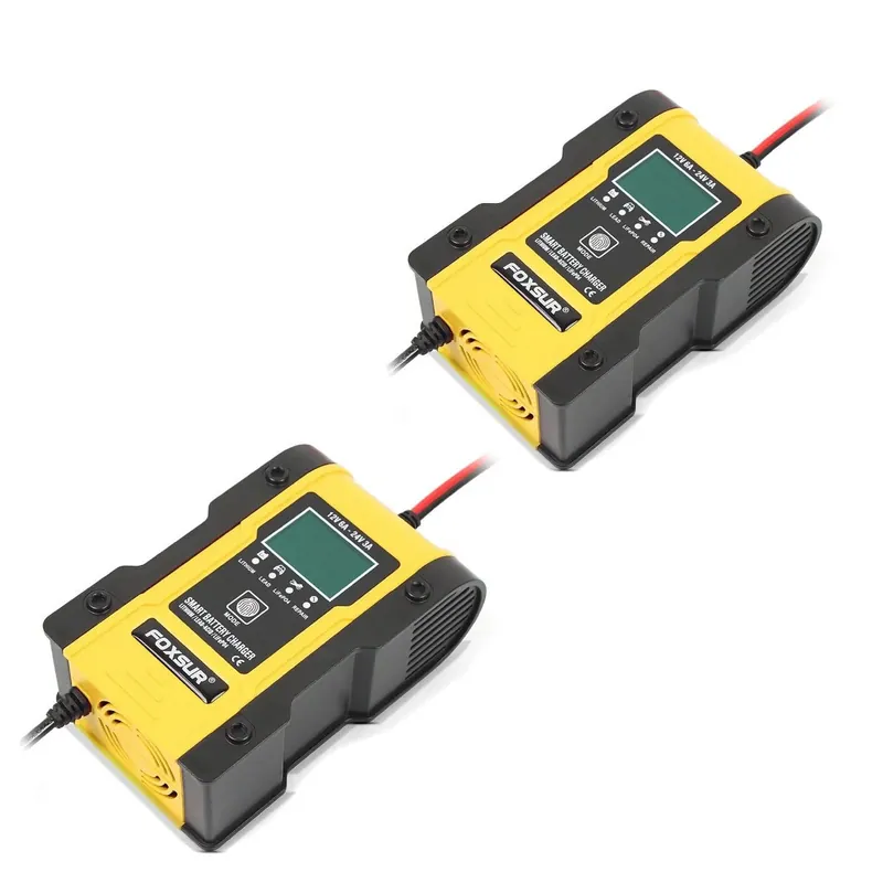 2x Motor Acculader Automatisch 3,6A Lithium / lood Lumitecs IO5 Discount Set Favoriet