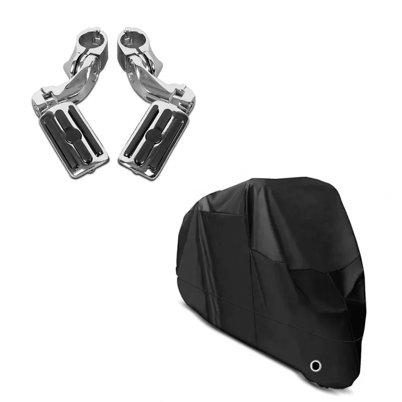 Set: Motorfiets Voetsteunen voor Valbeugels CF3S voor 32mm in + Motorfiets zeildoek XXXL Motor Hoes Outdoor in Rechtstreeks Van De Fabrikant