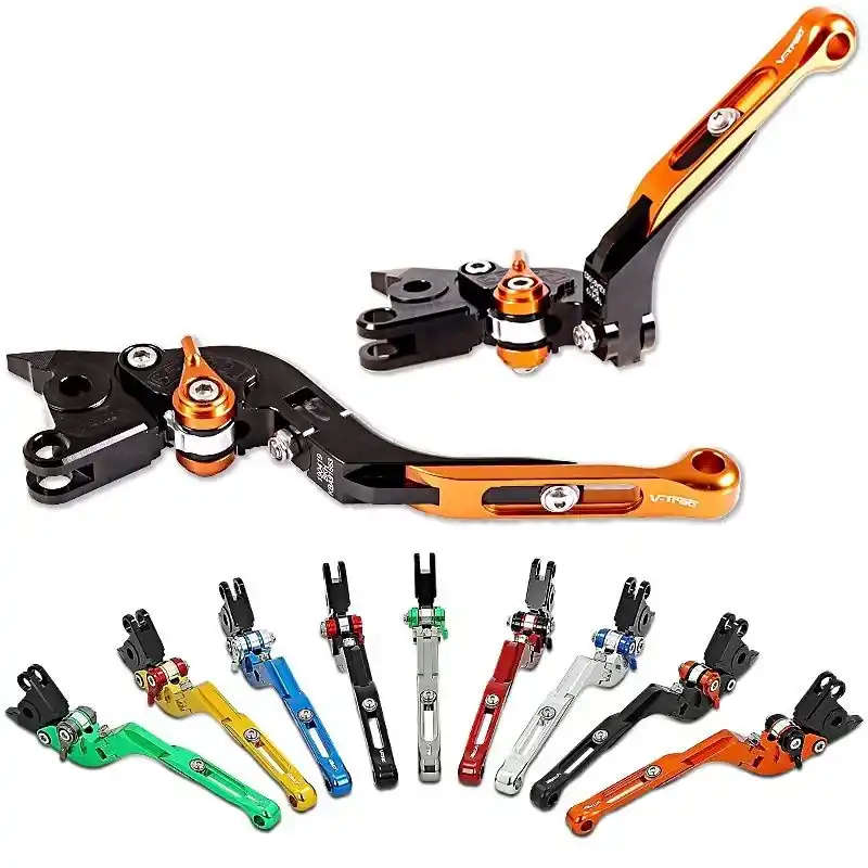 Rem en Koppelingshendel Set Vario 2 compatibel met KTM 950 Supermoto SM / R 05-08 V-Trec Hendelset opvouwbaar en lengte verstelbaar Direct Verzonden