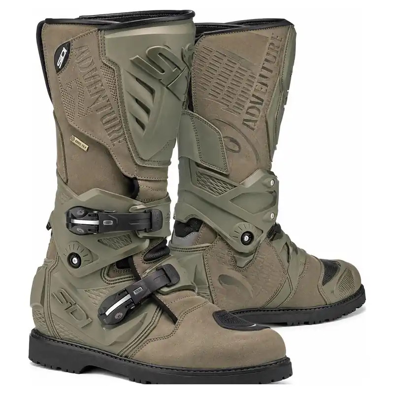 Lage Kosten SIDI Adventure 2 Gore-Tex Motorlaarzen Groen 40
