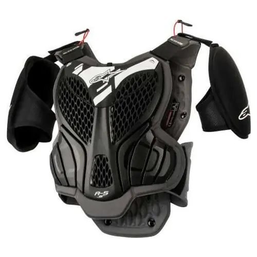 Alpinestars A-5 S Youth Body Armour Zwart-Wit Direct Verzonden