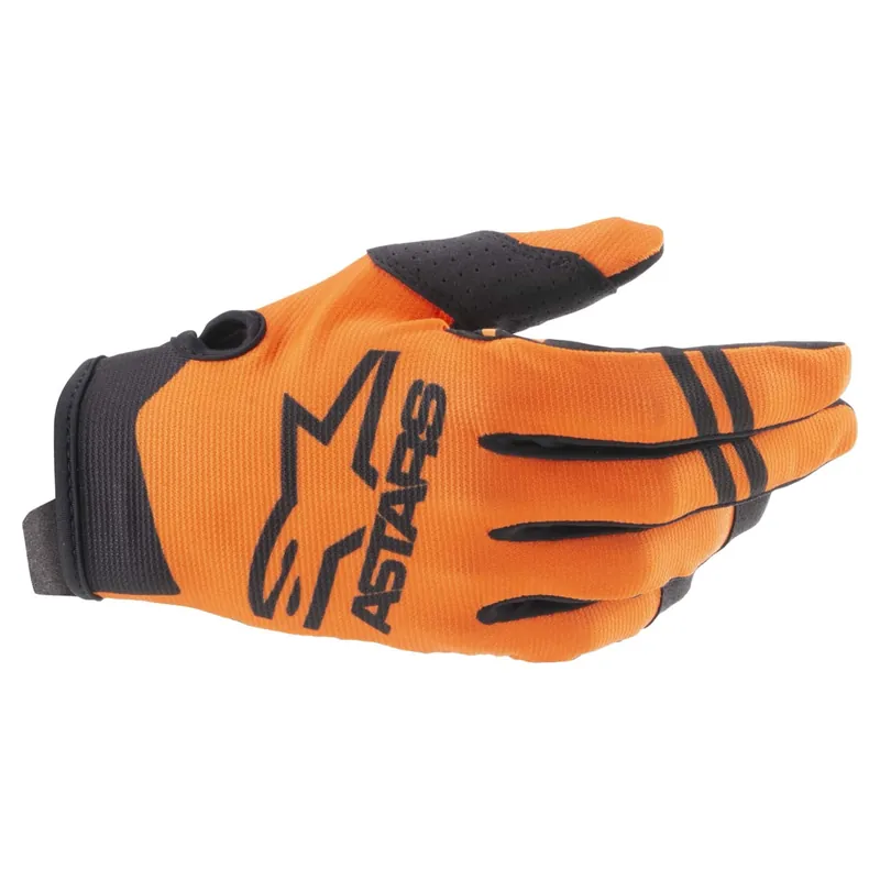 Op = Op Alpinestars Youth Radar Motorhandschoenen Oranje-Zwart 3XS
