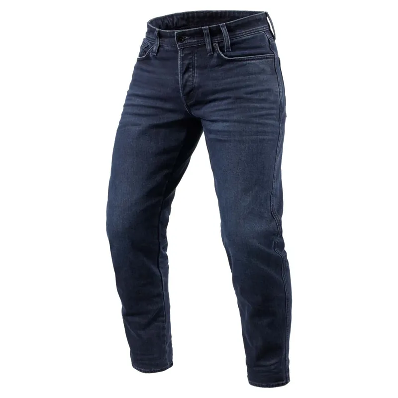 Gratis Retour REV'IT! Ortes TF Motorjeans Donkerblauw W28-L30