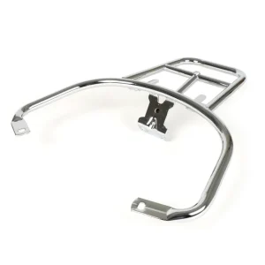 Topcase-houder achter Moto Nostra Vespa LX 50 (2005-), Vespa LX 125 (2005-2011), Vespa S 50 (2007-2011), Vespa S 125 (2007-2011), Vespa S 125 ie (2009-2010) Chroom Superprijs