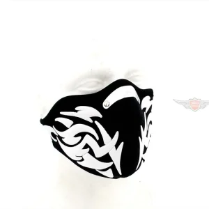 Aanbieding Biker Maske 2 mm Tribal voor Brommer Mokick