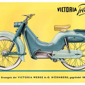 Favoriet Werbeplakat Victoria 29 cm 42 voor Brommer Mokick