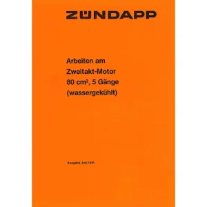Reparatie AnLeiding 36 Seiten DIN A5 Format voor Zündapp KS 80, 80 Touring Laatste Versie