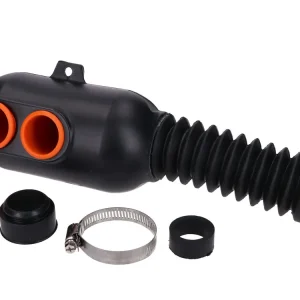 Luchtfilter Airbox Racing Kartbox met Hoezen en Adapter 45/35mm Op = Op