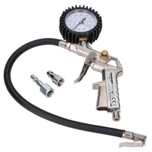 Gecertificeerd Druckluft-Reifenfüller met Barometer 0-15bar 1/4 Velg BSP