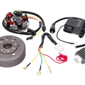 Gereduceerde Prijs Ombouwset Ontsteking / Ontsteking 12V voor Kreidler Florett RS (K54), Sachs, Zündapp KS, GTS 50 (517 529 515) Brommer/ Mokick