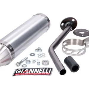 Einddemper Giannelli Aluminium voor Rieju MRX, SMX, RRX 50 Op = Op