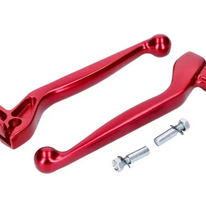 Kupplungs- en Remhevel ALU geanodiseerd rood voor Simson S50, S51, S53, S70, S83, SR50, SR80 Uitverkoop