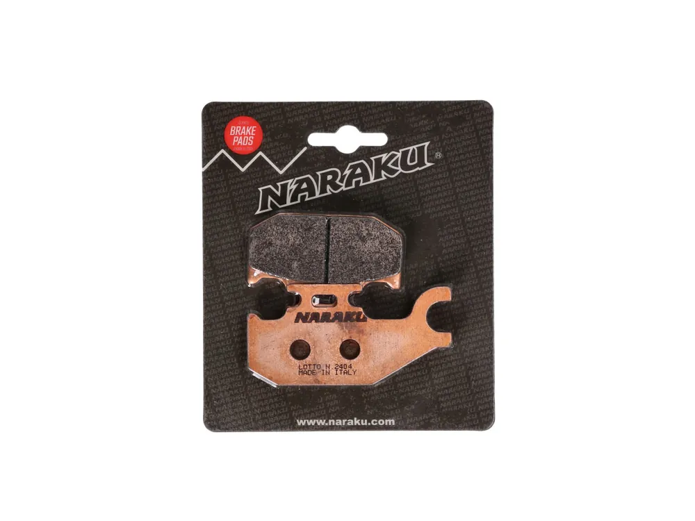 Remblokken Naraku Sinter voor Yamaha 660 YXR FAR/FAS Rhino (4x4), 700 YFM Raptor, 700 YFM RY Fabrieksprijs