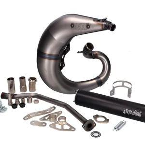 Snelle Levering Uitlaat Polini For Race voor Aprilia RX-SX 50, Derbi Senda DRD SM, R 50