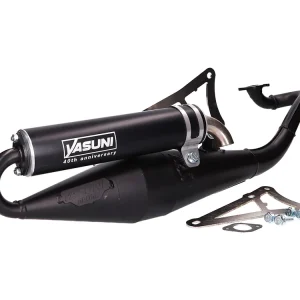 Shop Nu Uitlaat Yasuni Scooter Z zwart 40th Anniversary voor Minarelli horizontaal