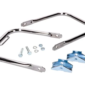 Bagagedrager Set achter Chroom korter Stützbügel voor Simson S50, S51, S70 Laatste Kans