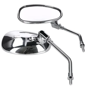Populair Spiegel Set M8 Chroom oval