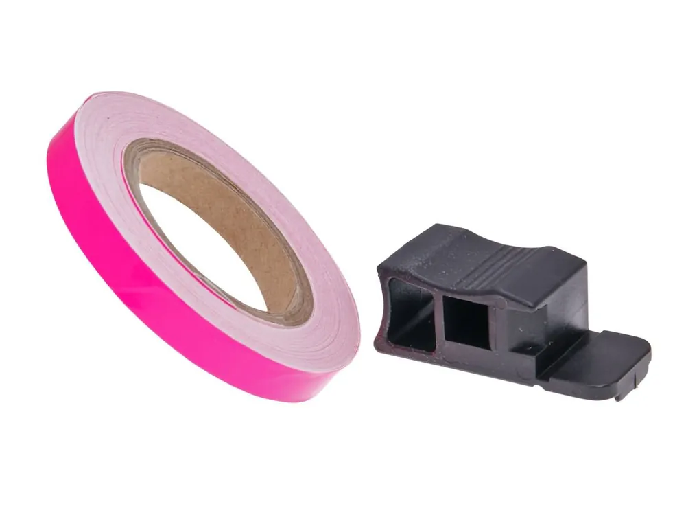 Lage Prijs Velgrand Sticker 7mm - pink - 600cm