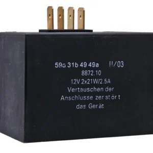 Rechtstreeks Van De Fabrikant Spanningsregelaar / Knipperlicht relais 12V 2x21W, 2,5A voor Simson S51, S52, S70, S83, SR50, SR80