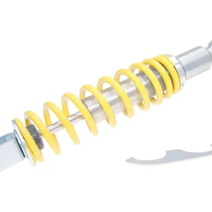 Gereduceerde Prijs Schokbreker achter Carbone Sport 320mm Chroom / geel voor Beta Ark, Malaguti F15