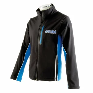 Softshelljacke Polini EVO Herren zwart-lichtblauw Maat L Hoge Kwaliteit