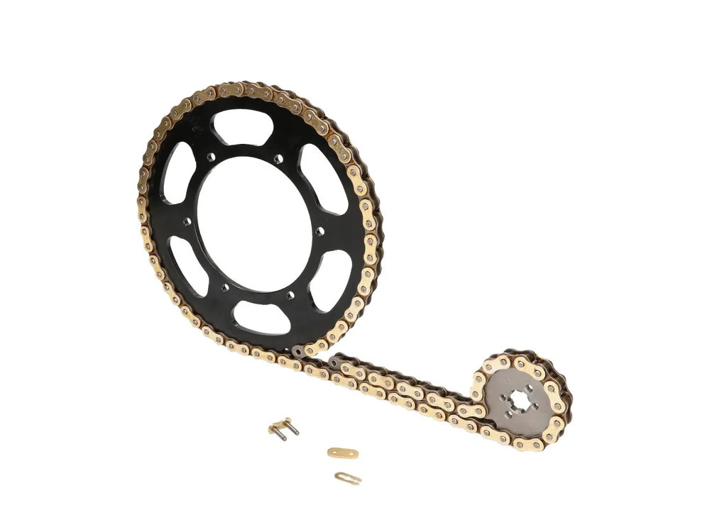 Kettingset 13/53 Tanden voor Derbi Senda 50 R DRD 02-03, Senda 50 R Racing 04-05 Veilige Betaling